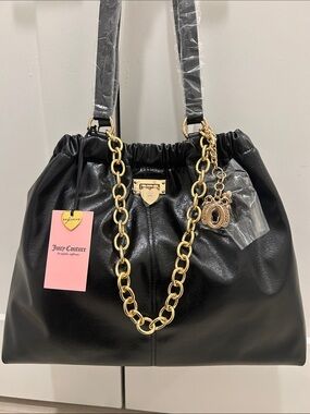Juicy Couture Exclusive (NWT) Fashionable Juicy Tote in Liquorice